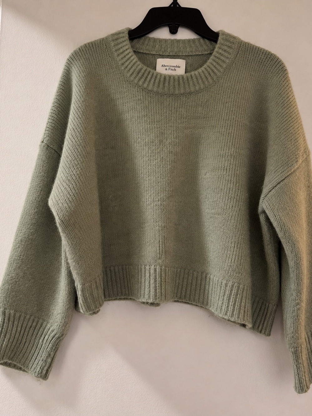 Abercrombie & Fitch Sage Green Crewneck Sweater